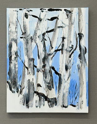 Trees in Snow by JoAnn Golenia |  Context View of Artwork 