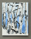 Original art for sale at UGallery.com | Trees in Snow by JoAnn Golenia | $375 | acrylic painting | 14' h x 11' w | thumbnail 3