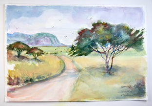 Acacia Trees 3 by Joe Giuffrida |  Context View of Artwork 