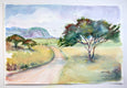 Original art for sale at UGallery.com | Acacia Trees 3 by Joe Giuffrida | $500 | watercolor painting | 15' h x 22' w | thumbnail 3