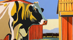 Original art for sale at UGallery.com | Counting Cows by John Jaster | $1,100 | acrylic painting | 24' h x 24' w | thumbnail 4