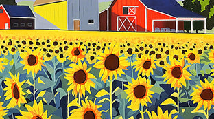 Farming the Sun by John Jaster |   Closeup View of Artwork 