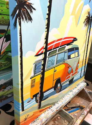 Road Trip by John Jaster |  Side View of Artwork 