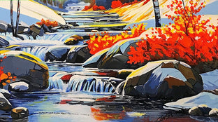 Spring in the Mountains by John Jaster |   Closeup View of Artwork 