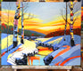 Original art for sale at UGallery.com | Winter's Glow by John Jaster | $1,175 | acrylic painting | 24' h x 30' w | thumbnail 3