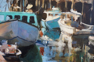 Old Port by Jonelle Summerfield |   Closeup View of Artwork 