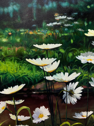 Daisies by Jose Luis Bermudez |   Closeup View of Artwork 