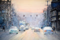 Original art for sale at UGallery.com | Evening Light 2 by Judy Mudd | $1,500 | watercolor painting | 15' h x 22' w | thumbnail 4