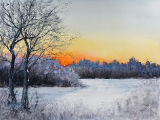 Winter Sunset by Judy Mudd |  Artwork Main Image 