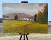 Original art for sale at UGallery.com | A German Village by Karen d’Angeac Mihm | $1,450 | oil painting | 24' h x 36' w | thumbnail 3