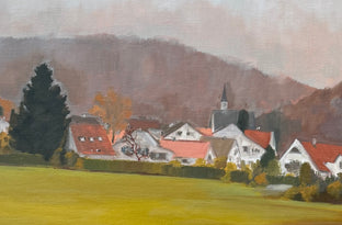 A German Village by Karen d’Angeac Mihm |   Closeup View of Artwork 