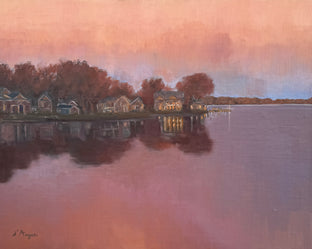 Evening on the Lake by Karen d’Angeac Mihm |  Artwork Main Image 