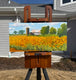 Original art for sale at UGallery.com | Field of Sunflowers by Karen d’Angeac Mihm | $450 | oil painting | 8' h x 16' w | thumbnail 3