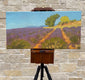 Original art for sale at UGallery.com | Lavender Field in Provence by Karen d’Angeac Mihm | $725 | oil painting | 12' h x 24' w | thumbnail 3