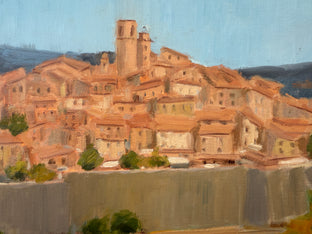 Saint Paul de Vence by Karen d’Angeac Mihm |   Closeup View of Artwork 