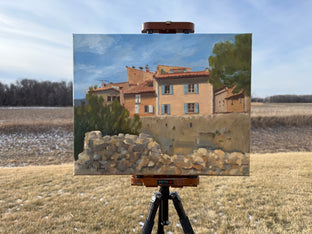 Village in the South of France by Karen d’Angeac Mihm |  Context View of Artwork 