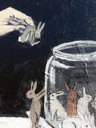 For Safe Keeping by Kat Silver |   Closeup View of Artwork 