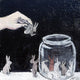 Original art for sale at UGallery.com | For Safe Keeping by Kat Silver | $275 | acrylic painting | 6' h x 6' w | thumbnail 1