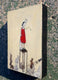 Original art for sale at UGallery.com | Thoughtful Reflection by Kat Silver | $225 | acrylic painting | 6' h x 4' w | thumbnail 2