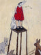 Original art for sale at UGallery.com | Thoughtful Reflection by Kat Silver | $225 | acrylic painting | 6' h x 4' w | thumbnail 4