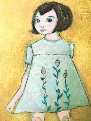 Face of Innocence by Kat Silver |   Closeup View of Artwork 
