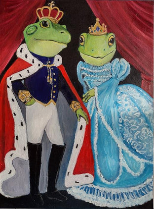 Forever Froggy After - Commission by Kat Silver |   Closeup View of Artwork 
