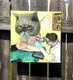 Original art for sale at UGallery.com | Tough Kitty by Kat Silver | $375 | oil painting | 8' h x 8' w | thumbnail 3