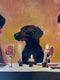 Original art for sale at UGallery.com | Family Dinner by Keith Thomson | $2,300 | oil painting | 16' h x 24' w | thumbnail 4