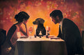 Original art for sale at UGallery.com | Family Dinner by Keith Thomson | $2,300 | oil painting | 16' h x 24' w | thumbnail 1