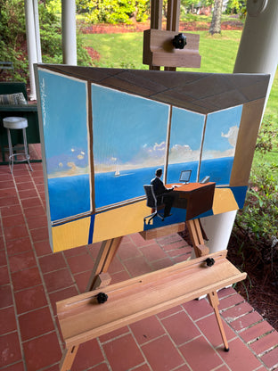 Gilded Cage by Keith Thomson |  Side View of Artwork 