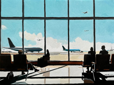 oil painting by Keith Thomson titled Going Places