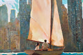 Original art for sale at UGallery.com | On Water Street by Keith Thomson | $2,900 | oil painting | 20' h x 30' w | thumbnail 1