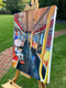 Original art for sale at UGallery.com | Out to the Ballgame by Keith Thomson | $2,100 | mixed media artwork | 24' h x 16' w | thumbnail 2