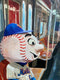 Original art for sale at UGallery.com | Out to the Ballgame by Keith Thomson | $2,100 | mixed media artwork | 24' h x 16' w | thumbnail 4