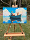 Original art for sale at UGallery.com | Sea Rovers by Keith Thomson | $2,400 | oil painting | 16' h x 24' w | thumbnail 3