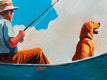 Original art for sale at UGallery.com | Sea Rovers by Keith Thomson | $2,400 | oil painting | 16' h x 24' w | thumbnail 4