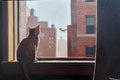 Original art for sale at UGallery.com | The Birdwatcher by Keith Thomson | $2,300 | mixed media artwork | 16' h x 24' w | thumbnail 1