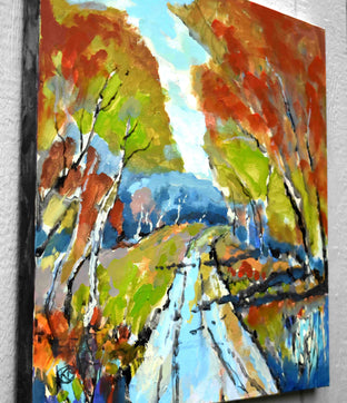 Country Road by Kip Decker |  Side View of Artwork 