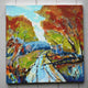 Original art for sale at UGallery.com | Country Road by Kip Decker | $2,500 | acrylic painting | 30' h x 30' w | thumbnail 3