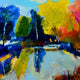 Original art for sale at UGallery.com | River Trail by Kip Decker | $3,500 | acrylic painting | 30' h x 48' w | thumbnail 4