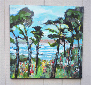 Surf and Pines by Kip Decker |  Context View of Artwork 