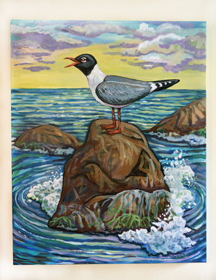 Laughing Gull by Kira Yustak |  Context View of Artwork 