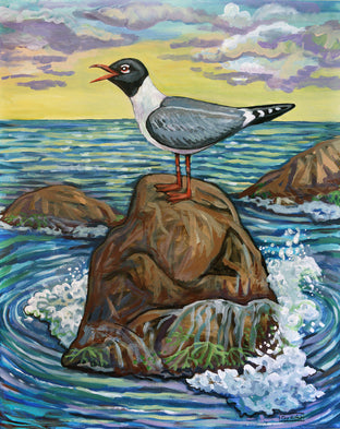 Laughing Gull by Kira Yustak |  Artwork Main Image 