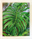 Original art for sale at UGallery.com | Monstera by Kira Yustak | $975 | acrylic painting | 30' h x 24' w | thumbnail 3