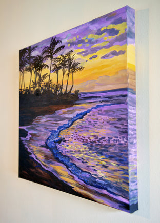 Sunrise in Kauai by Kira Yustak |  Side View of Artwork 