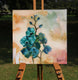 Original art for sale at UGallery.com | Blue Orchid by Kristina Ingvarsson | $400 | oil painting | 10' h x 10' w | thumbnail 3