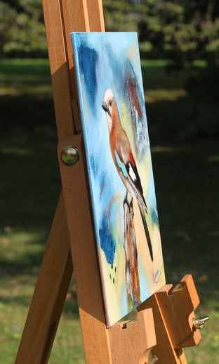 Nuthatch by Kristina Ingvarsson |  Side View of Artwork 