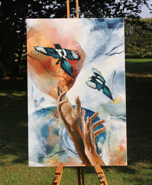 Until I’m Back Again, Let’s Spread Our Wings by Kristina Ingvarsson |  Context View of Artwork 