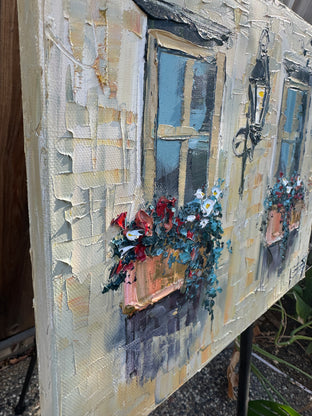 A Window to Italy by Lisa Elley |  Side View of Artwork 