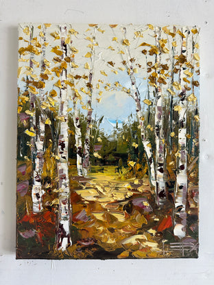 Autumn Glow by Lisa Elley |  Context View of Artwork 